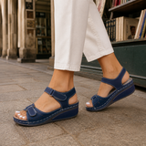 Capri Orthopedic Sandals - Navy Blue